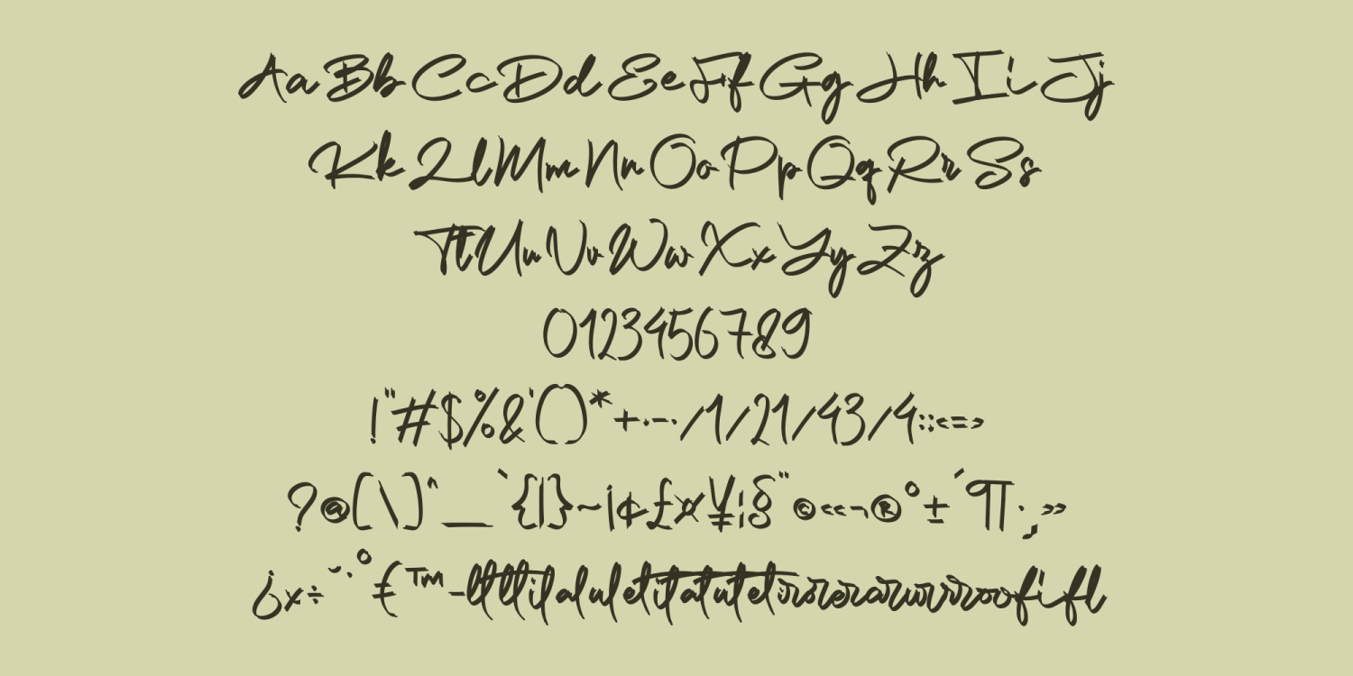 Clarison Dawn Font Poster #6