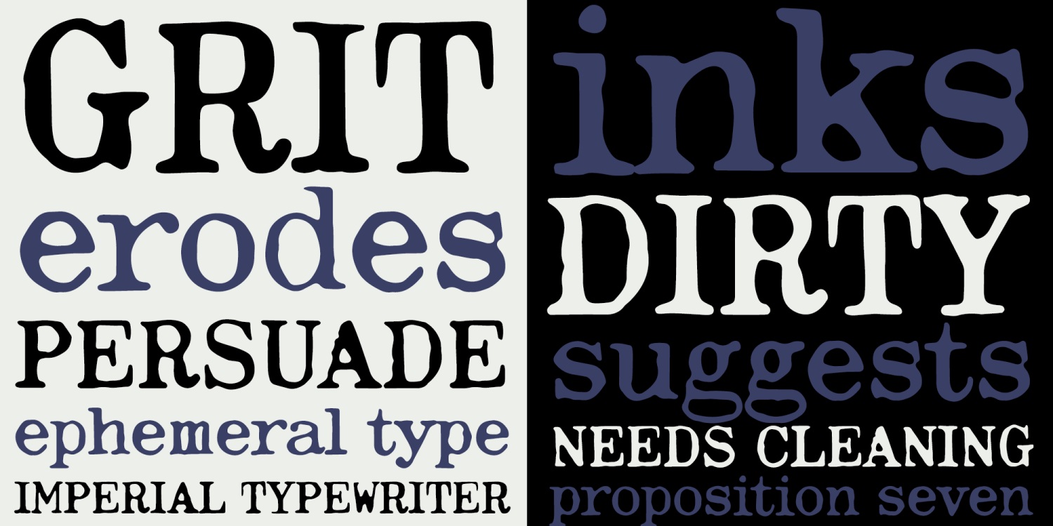 Imperial Grunge Font Poster #1