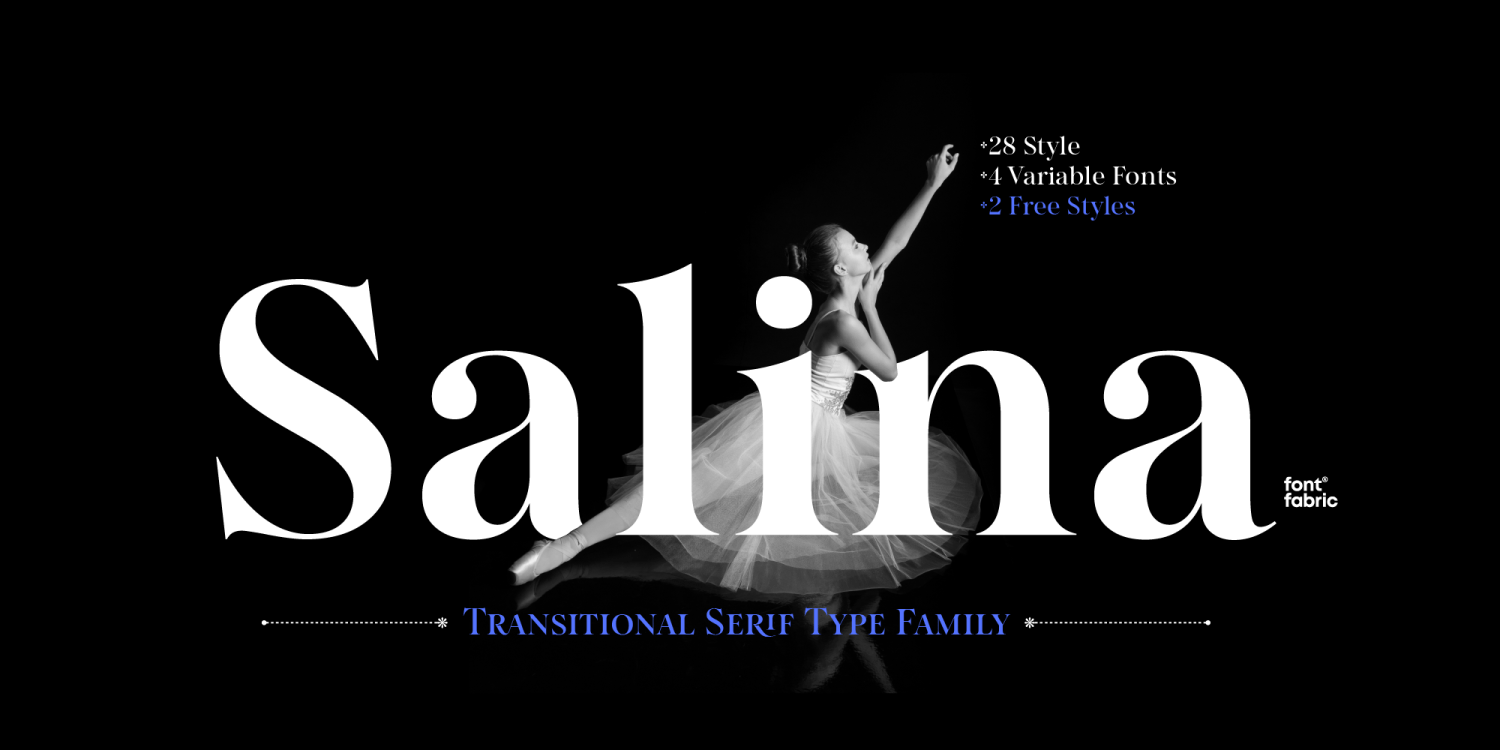 Salina Font Poster
