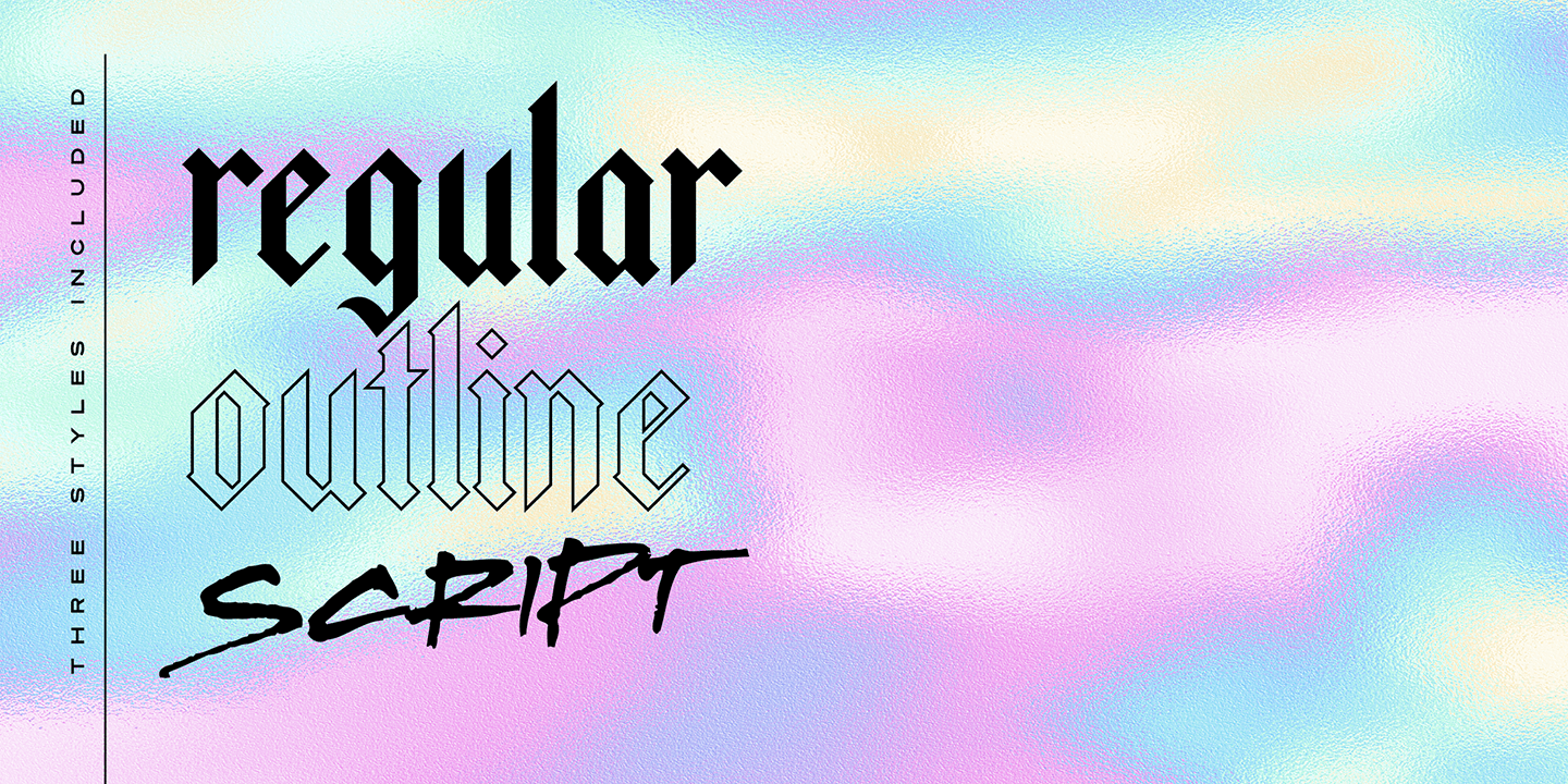 Wild Star Font Poster #1