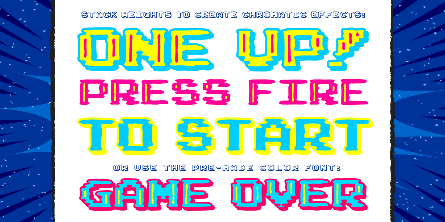 Pixel Arcade Font Poster #1