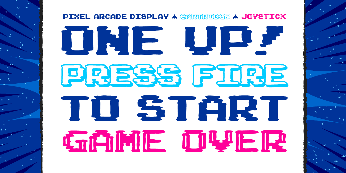 Pixel Arcade Font Poster #1