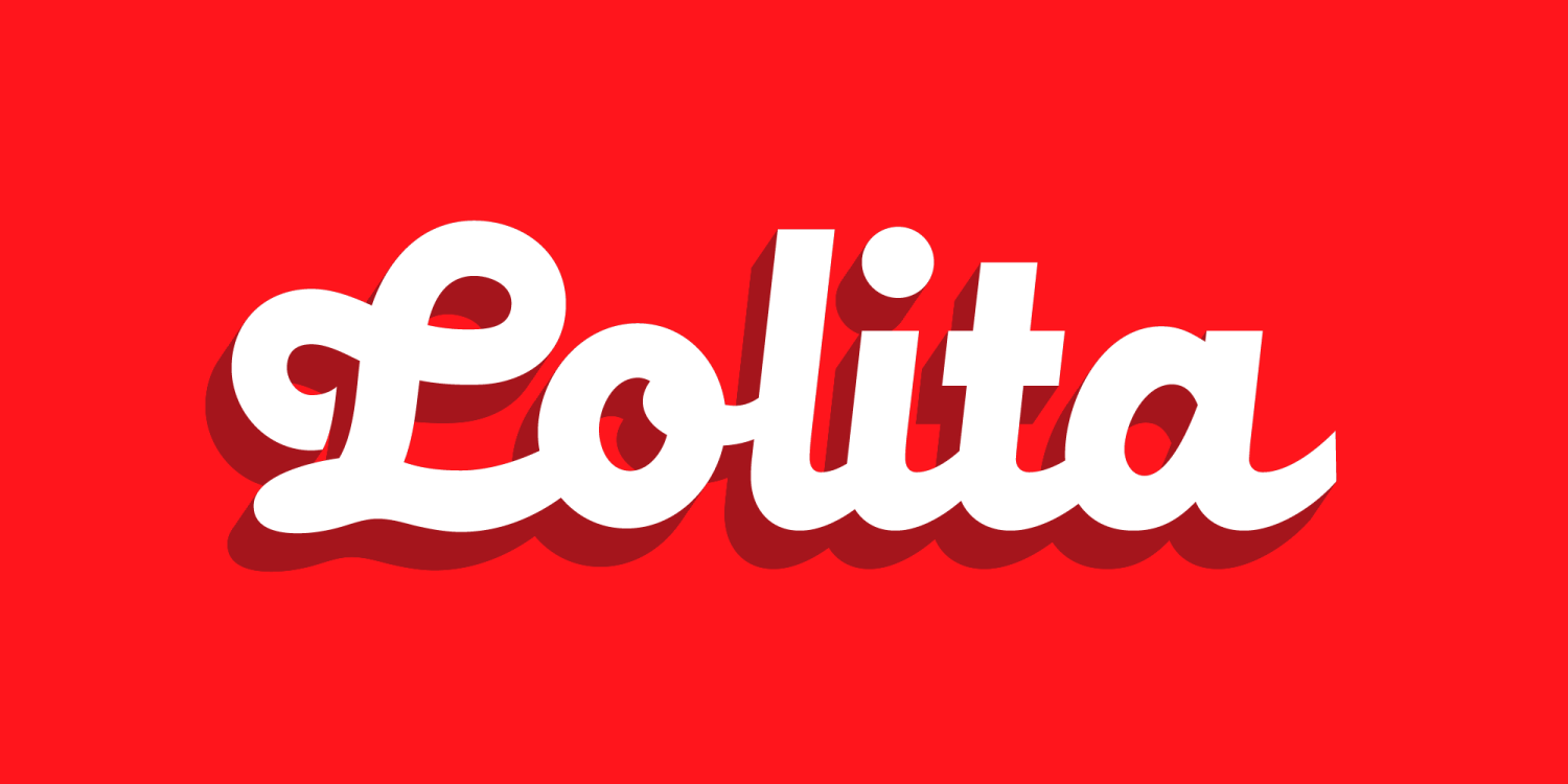 Lolita Font Poster #1
