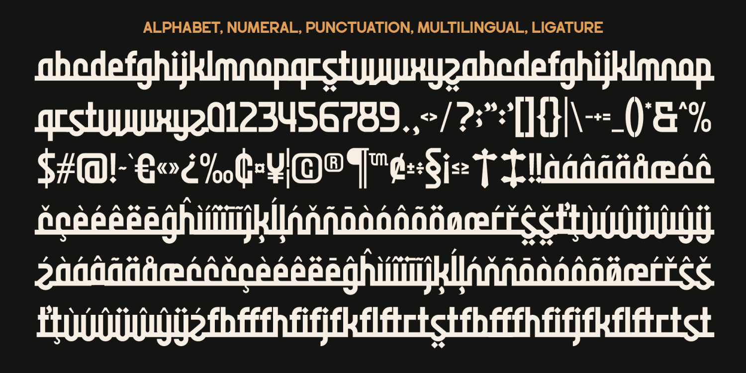 Kahzin Font Poster #1