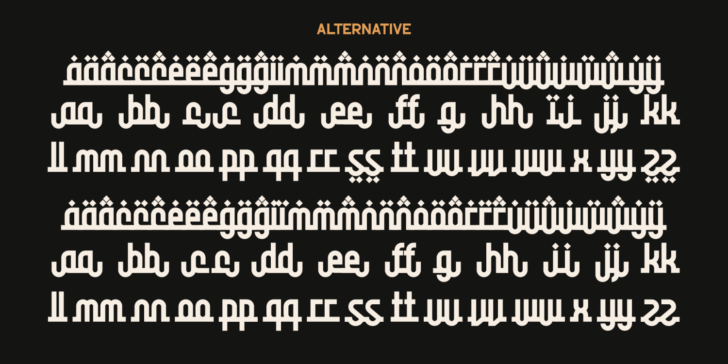 Kahzin Font Poster #1