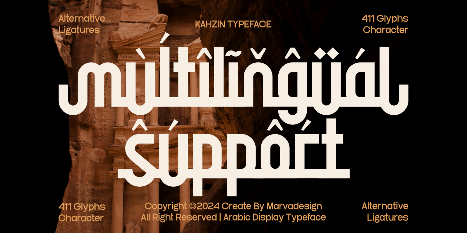Kahzin Font Poster #1