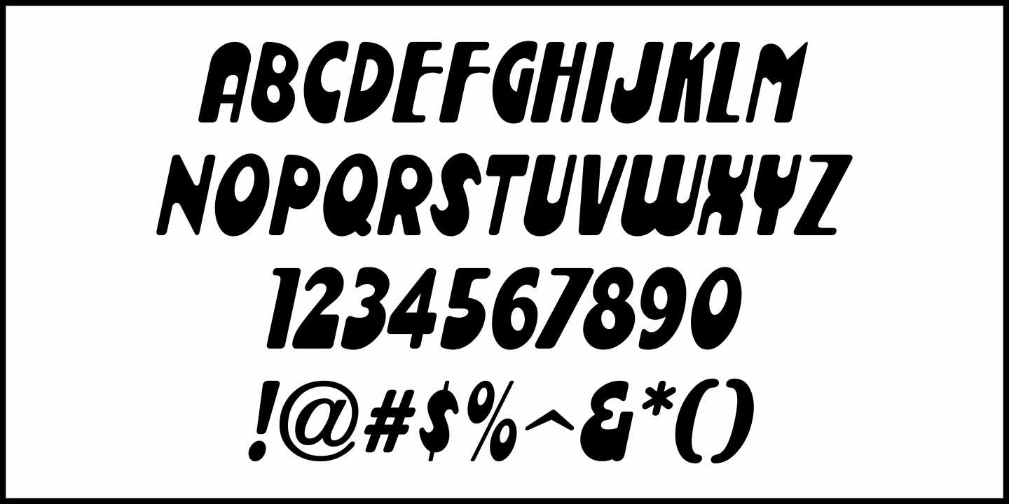 Nouveau Design Font Poster #1