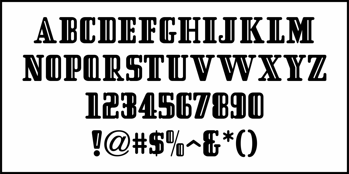 Political Trend Font Poster #3