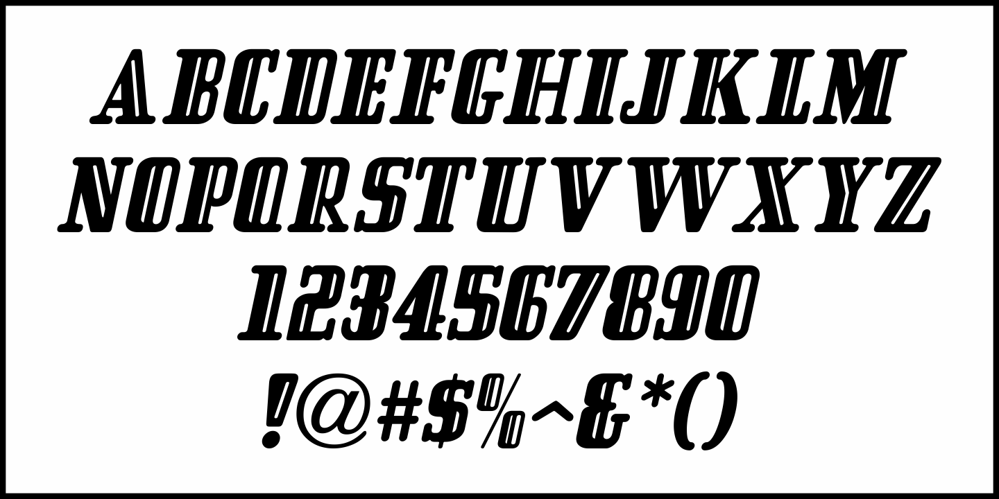 Political Trend Font Poster #5