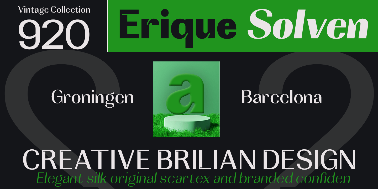 Brutone Font Poster #1
