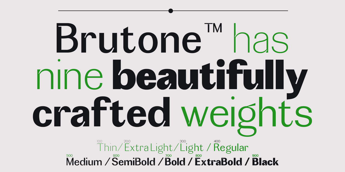 Brutone Font Poster #1