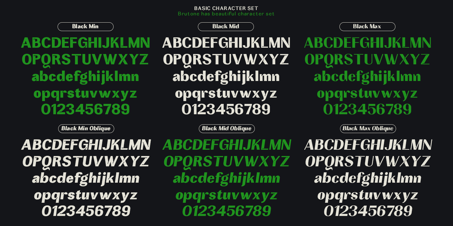 Brutone Font Poster #1