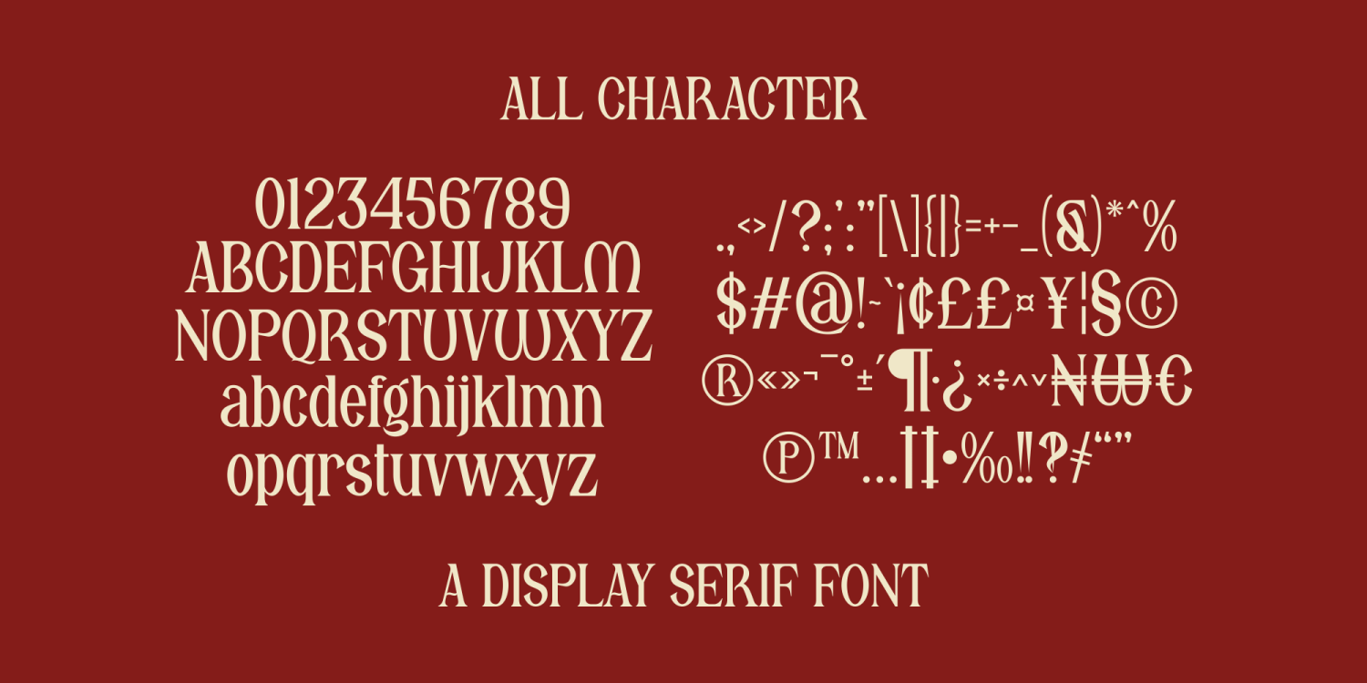 Romine Font Poster #1