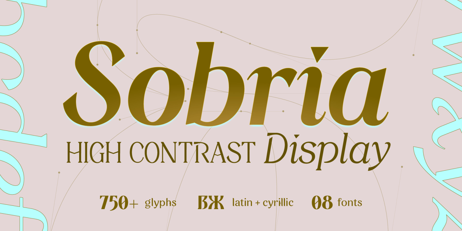 Sobria Font Poster #1