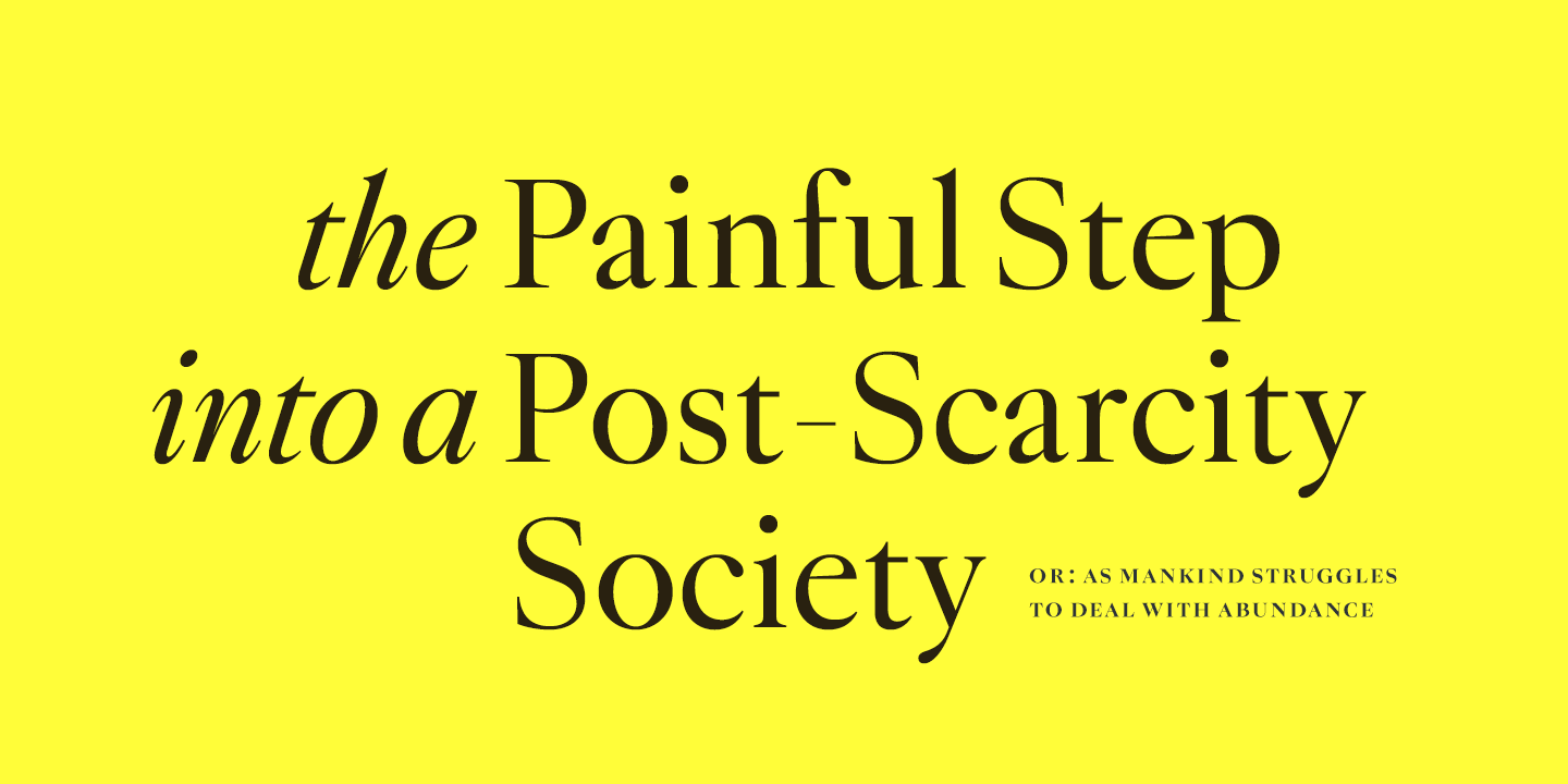 Montaigne Font Poster #1