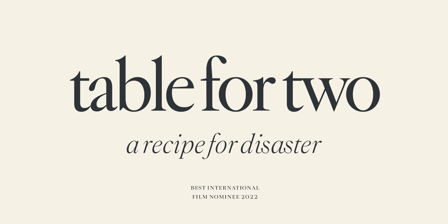 Montaigne Font Poster #1