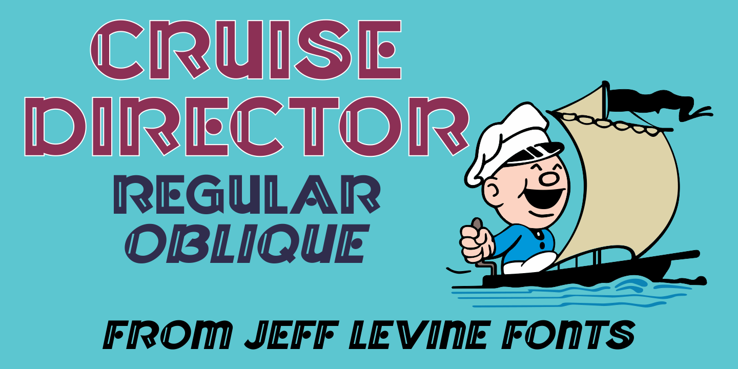Cruise Director Font Poster #1