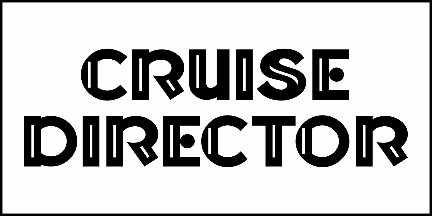 Cruise Director Font Poster #1