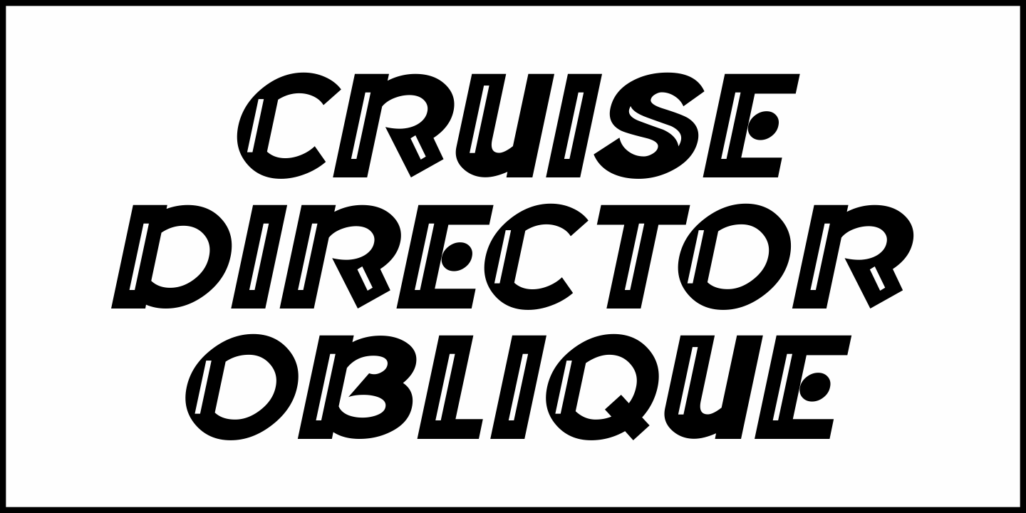Cruise Director Font Poster #1
