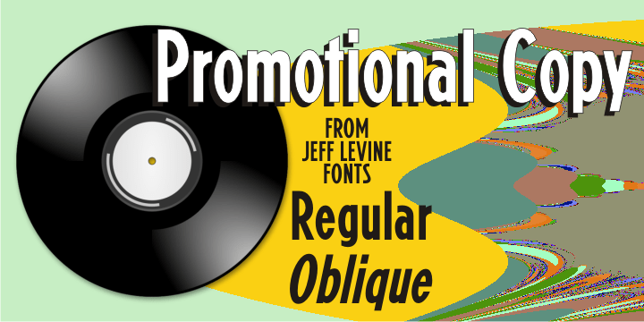 Promotional Copy Font Poster #1