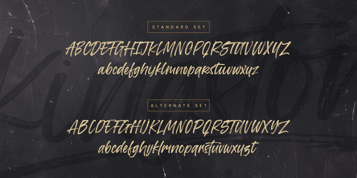 Kingston Font Poster #1