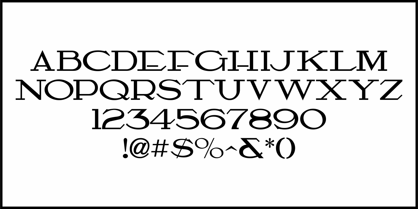 Reserved Seats Font Poster #1