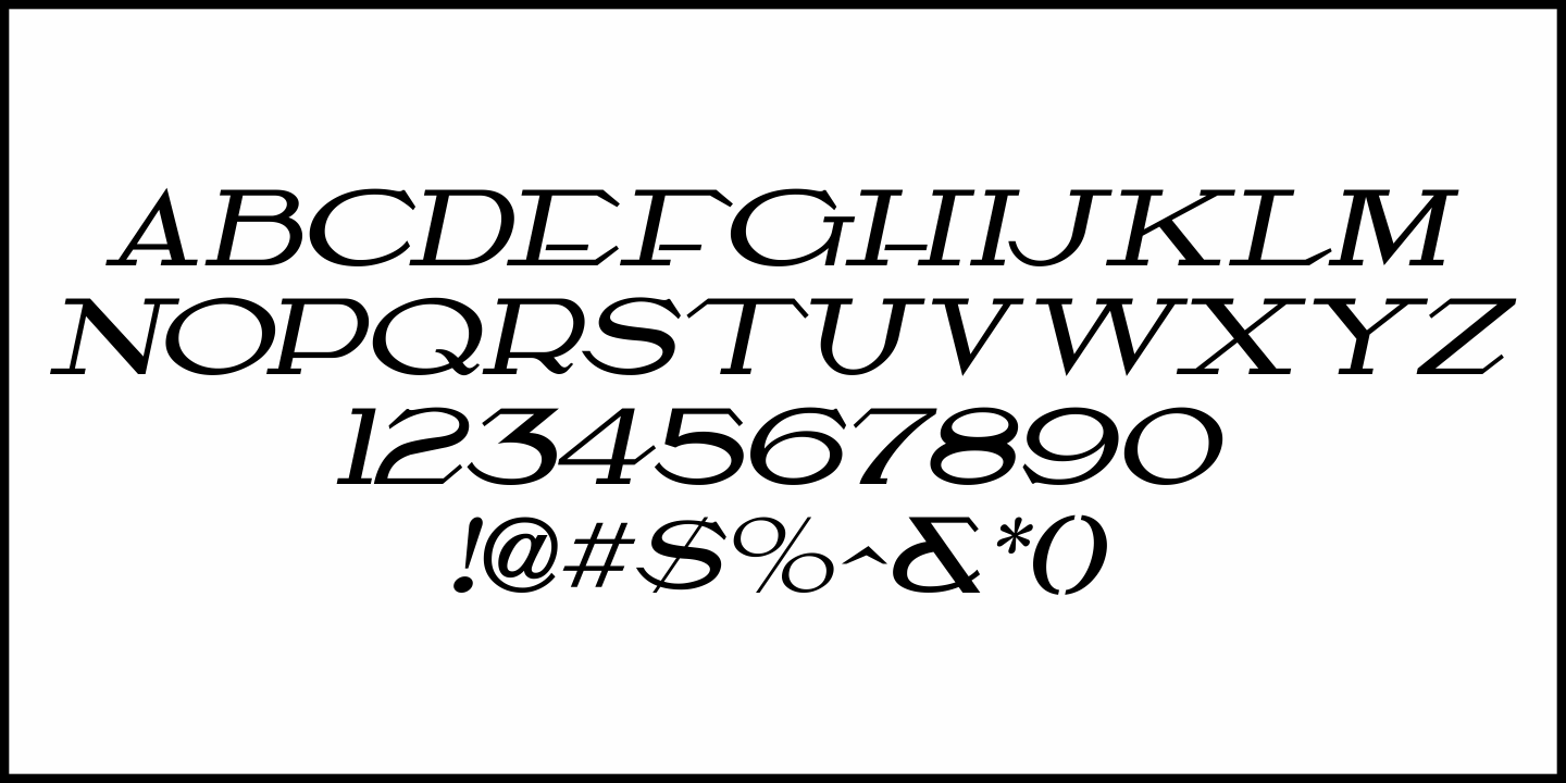 Reserved Seats Font Poster #1
