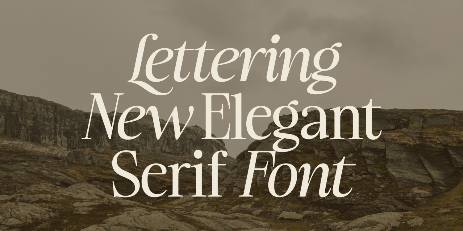 Ladinta Font Poster #4