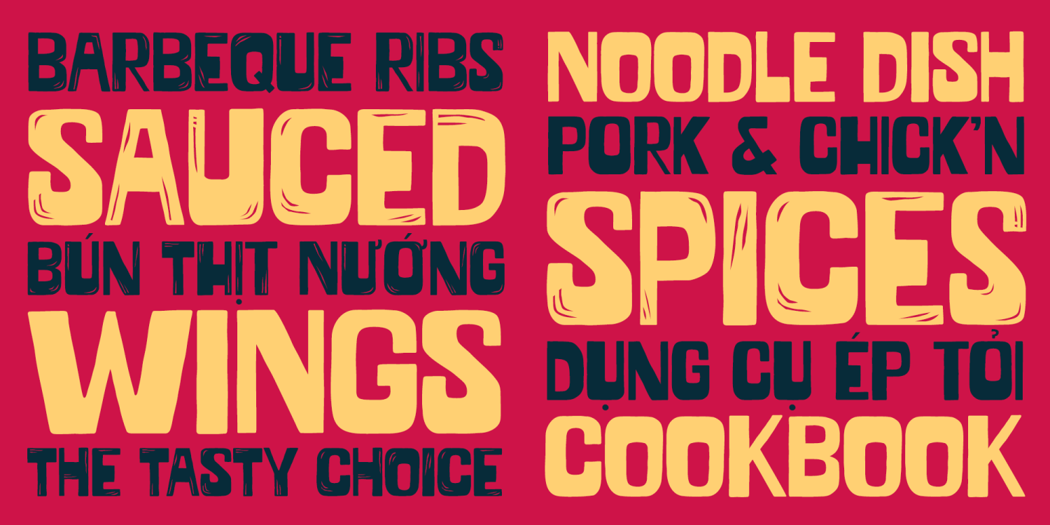 Grump Font Poster #3