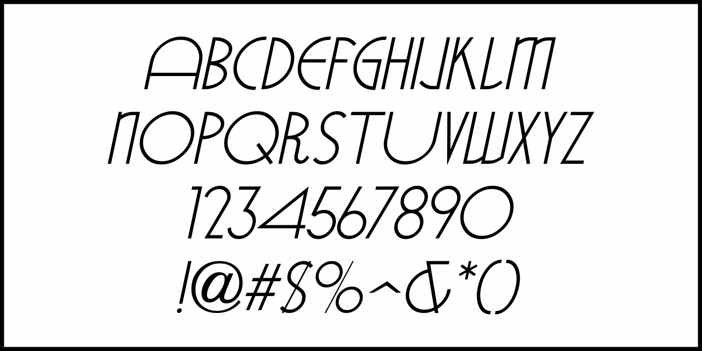 Movie Palace Font Poster #5