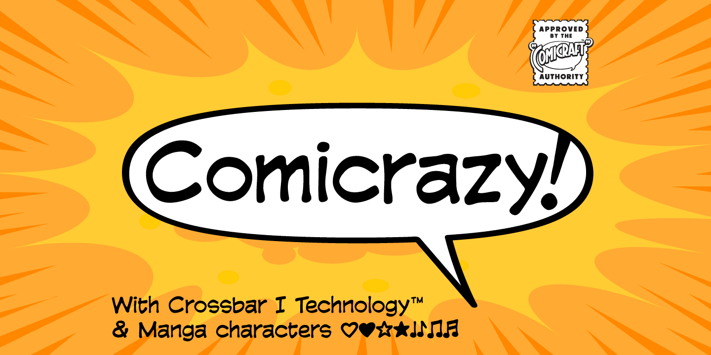 Comicrazy Font Poster #1