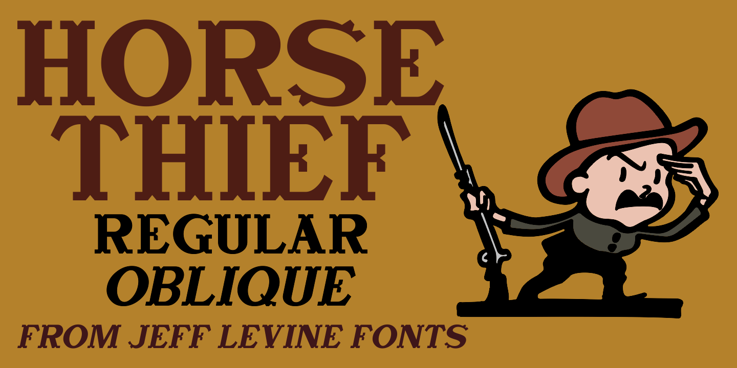 Horse Thief Font Family Poster