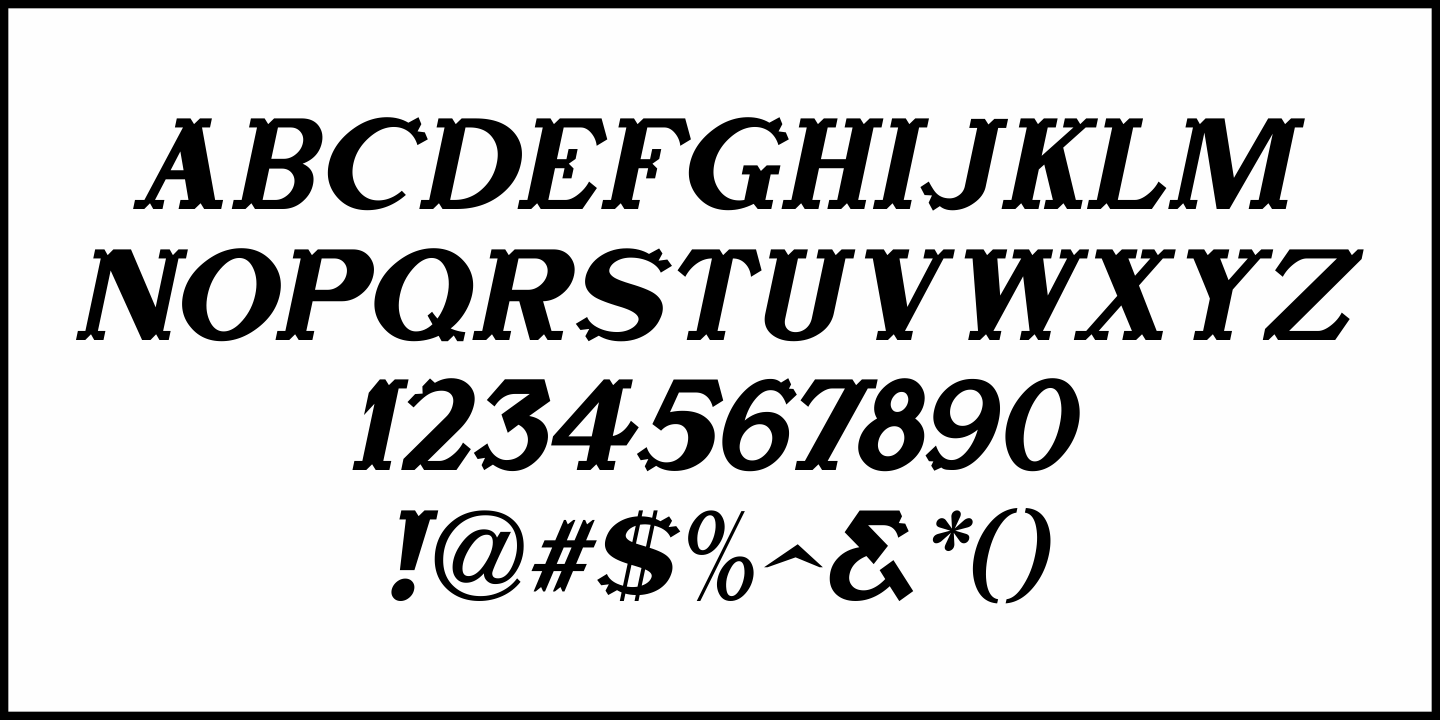 Horse Thief Font Poster #5