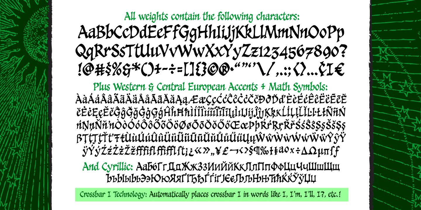 Spellcaster Font Poster #1