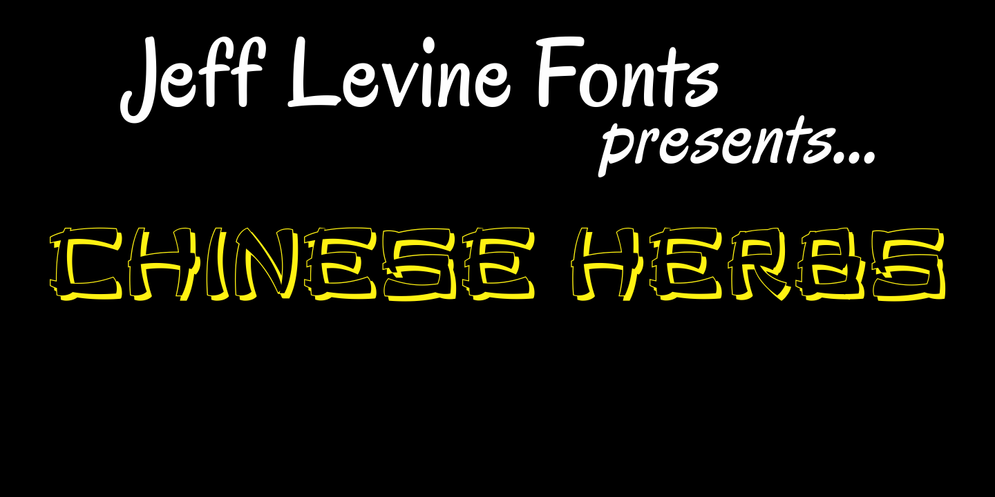 Chinese Herbs Font Family
