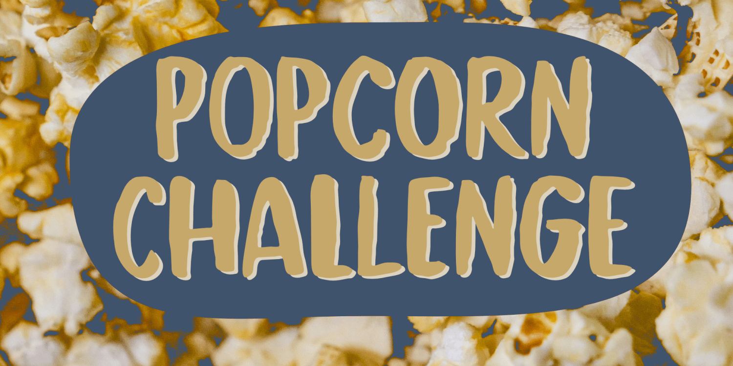 Popcorn Challenge Font Poster #1