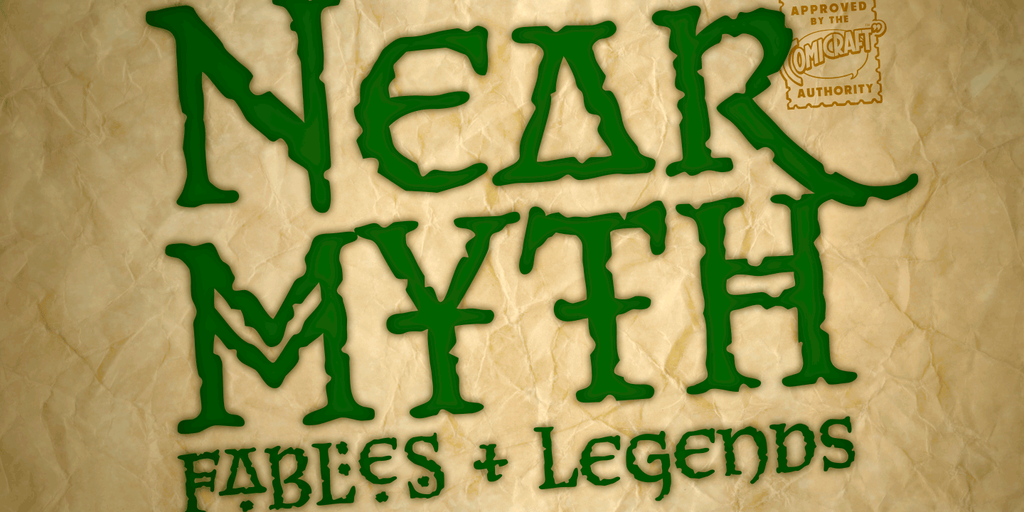 Near Myth Font Poster #1