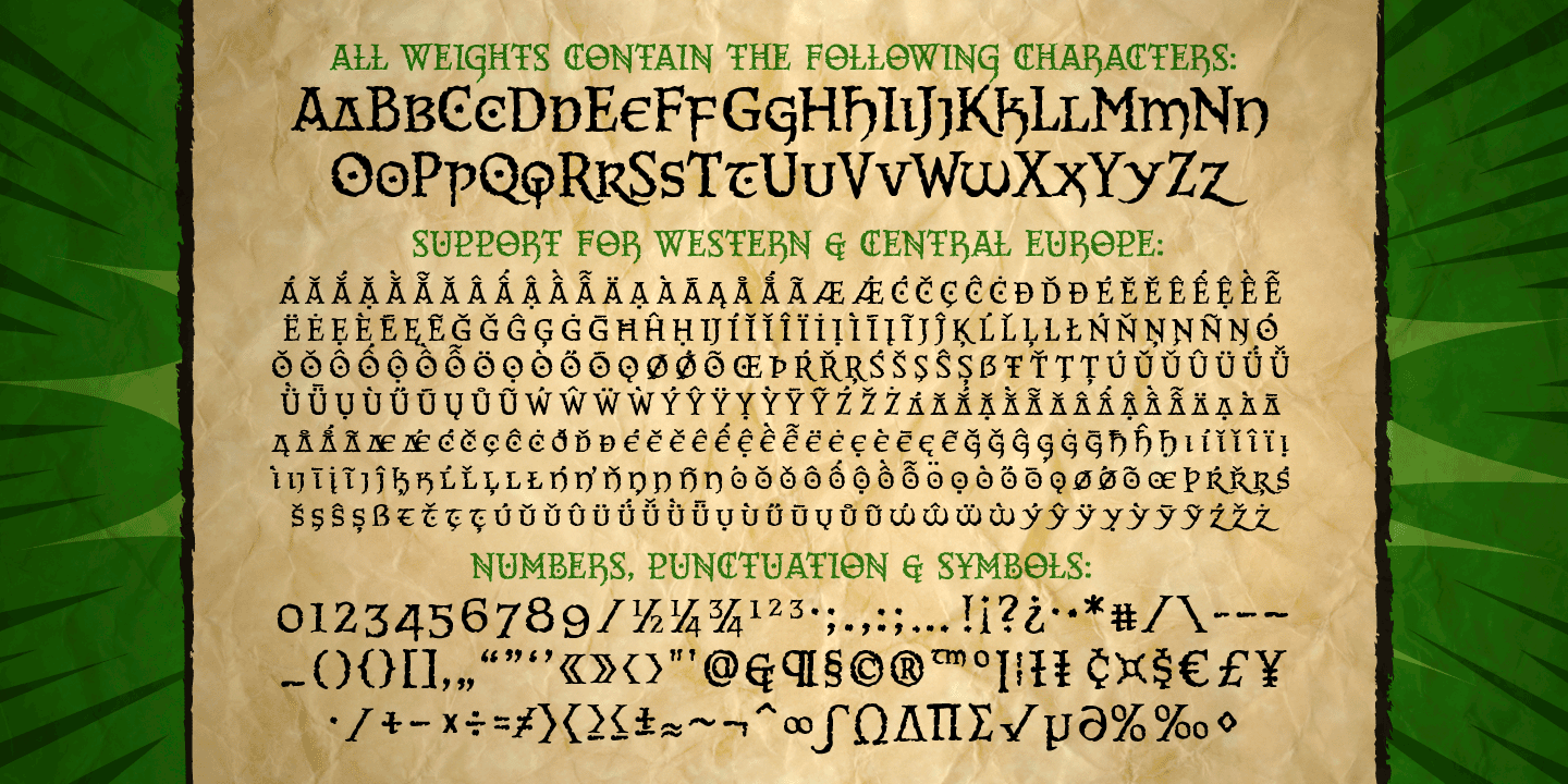 Near Myth Font Poster #1