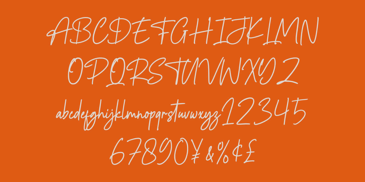 Being Another Font Poster #8