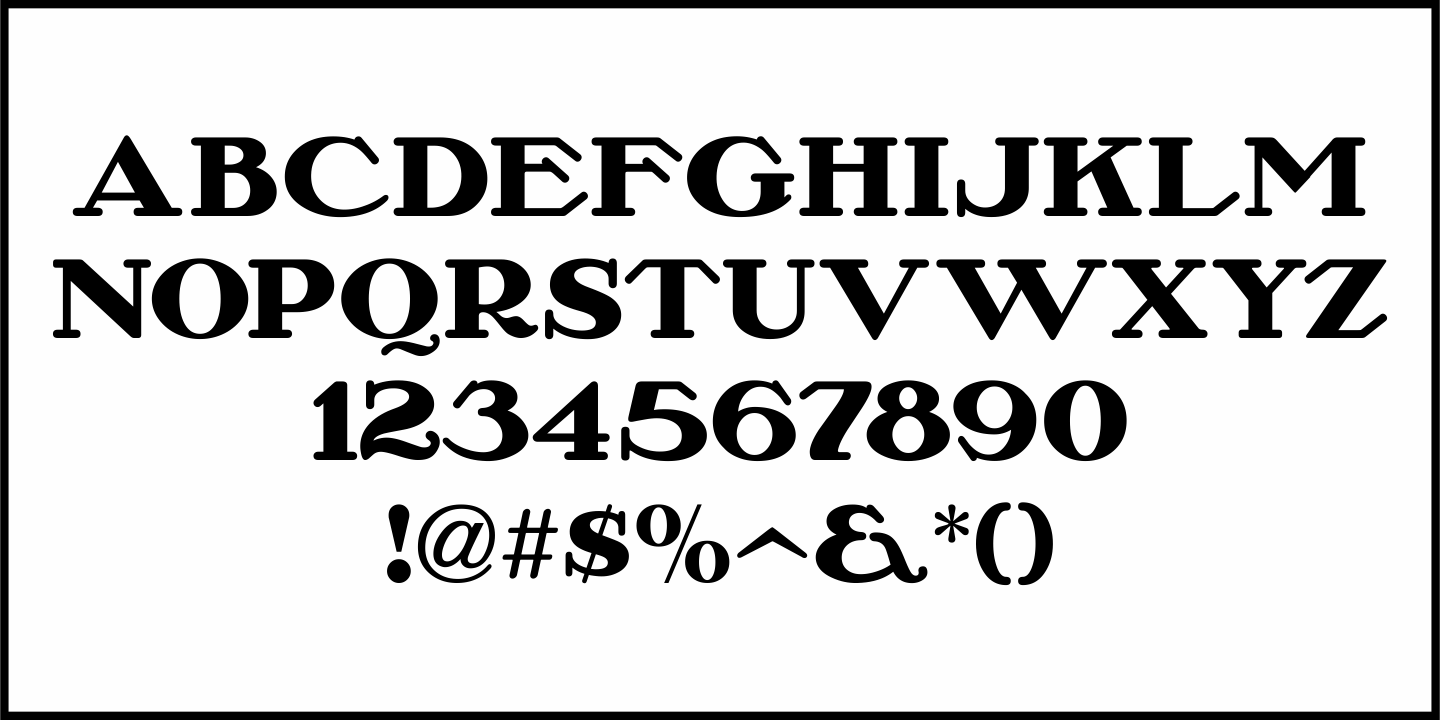 French Film Font Poster #1