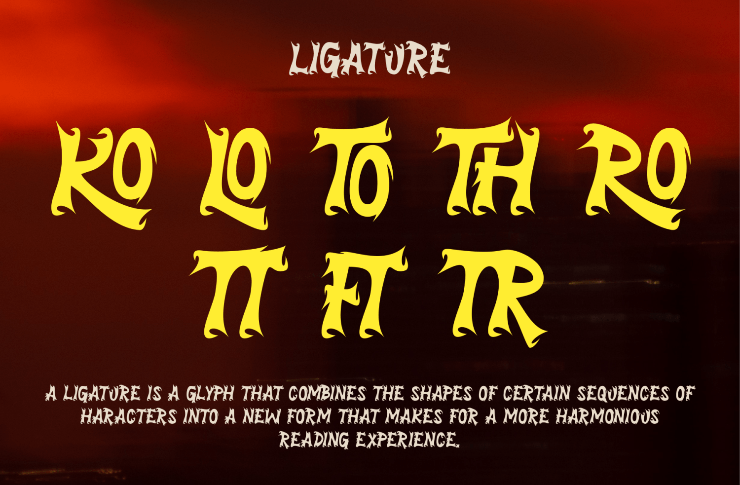 Chased Kobold Font Poster #1