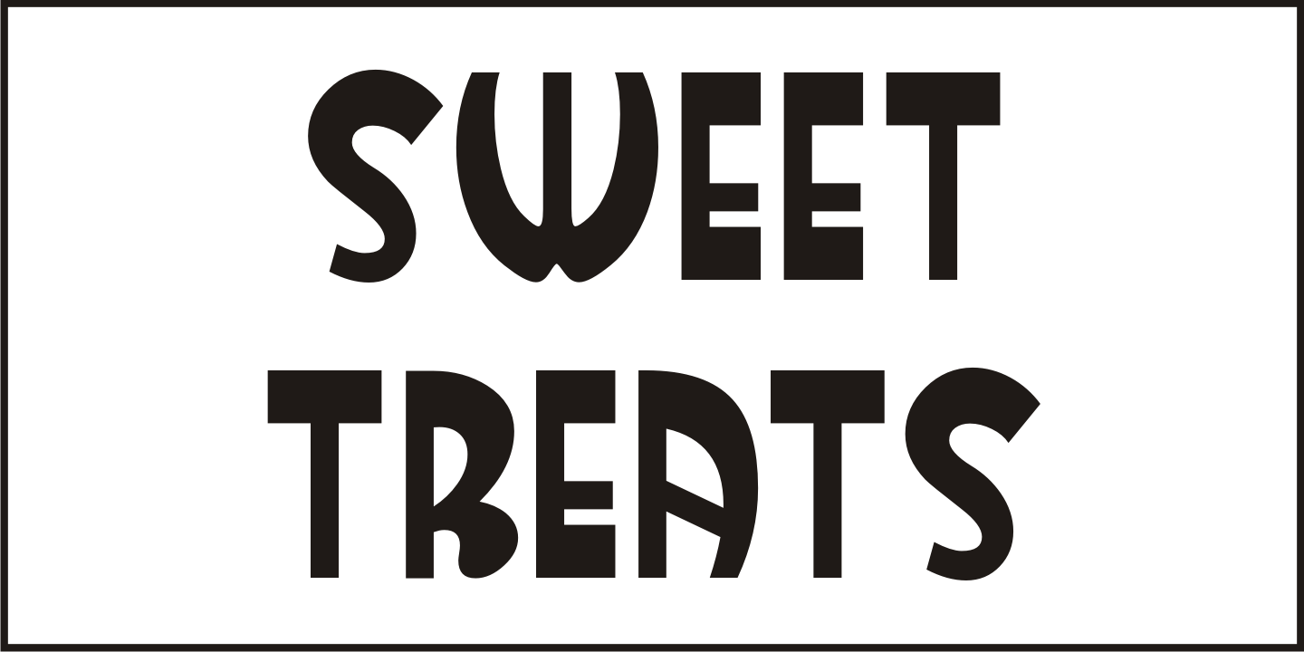 Sweet Treats Font Poster #1