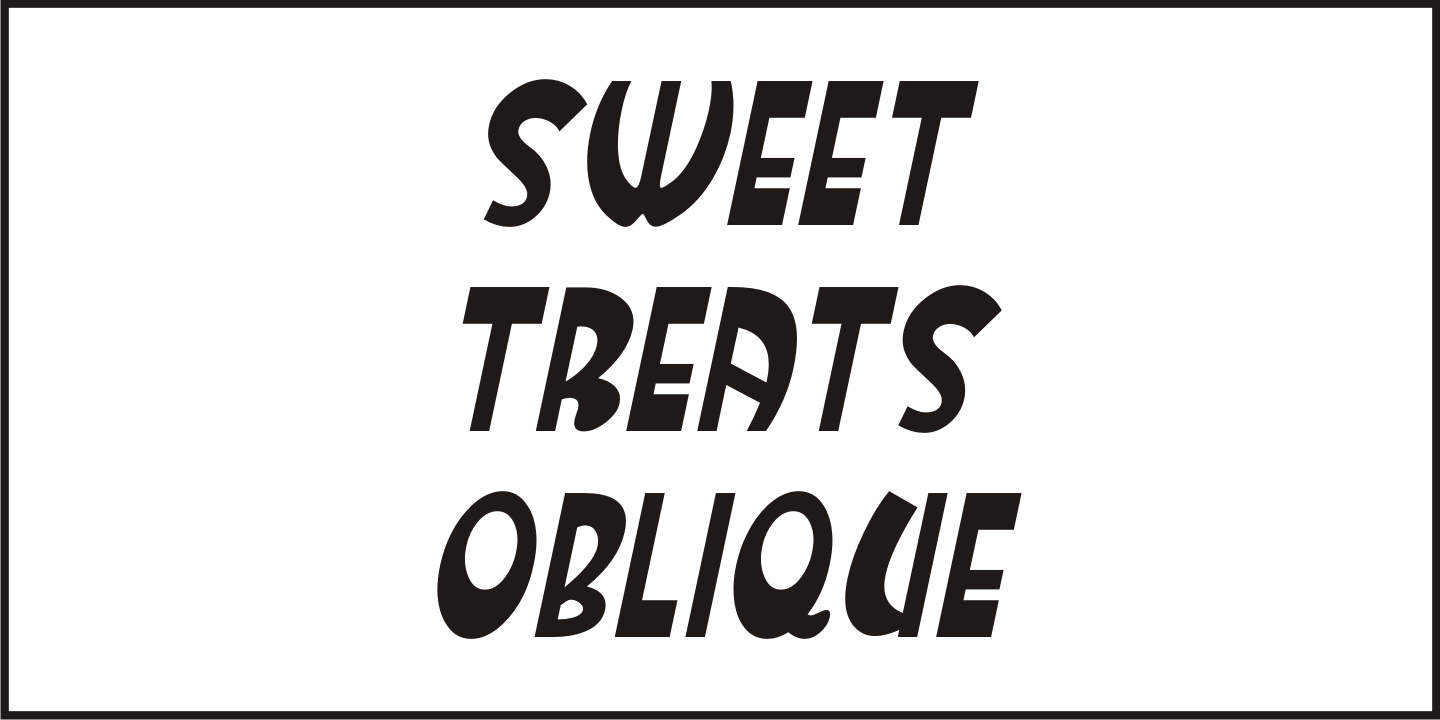 Sweet Treats Font Poster #1