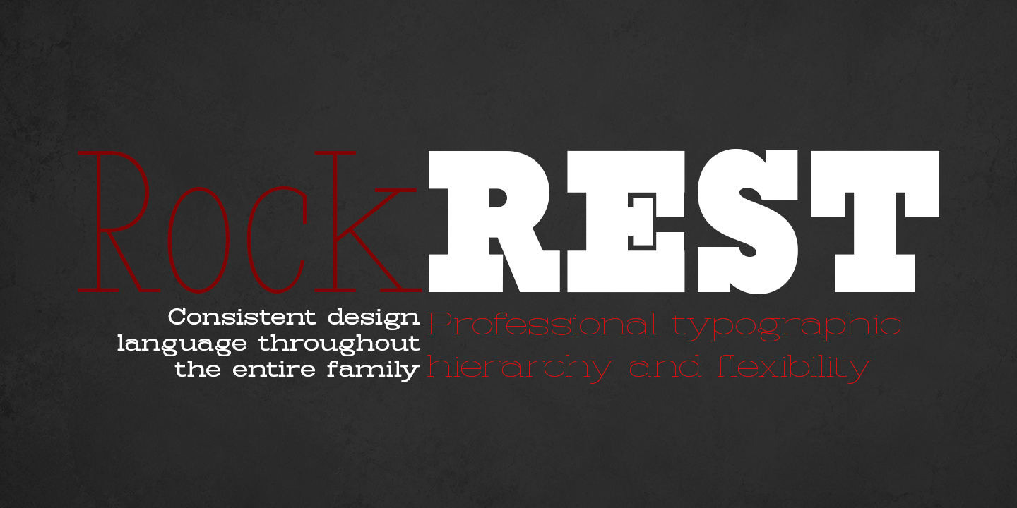 RockRest Font Family