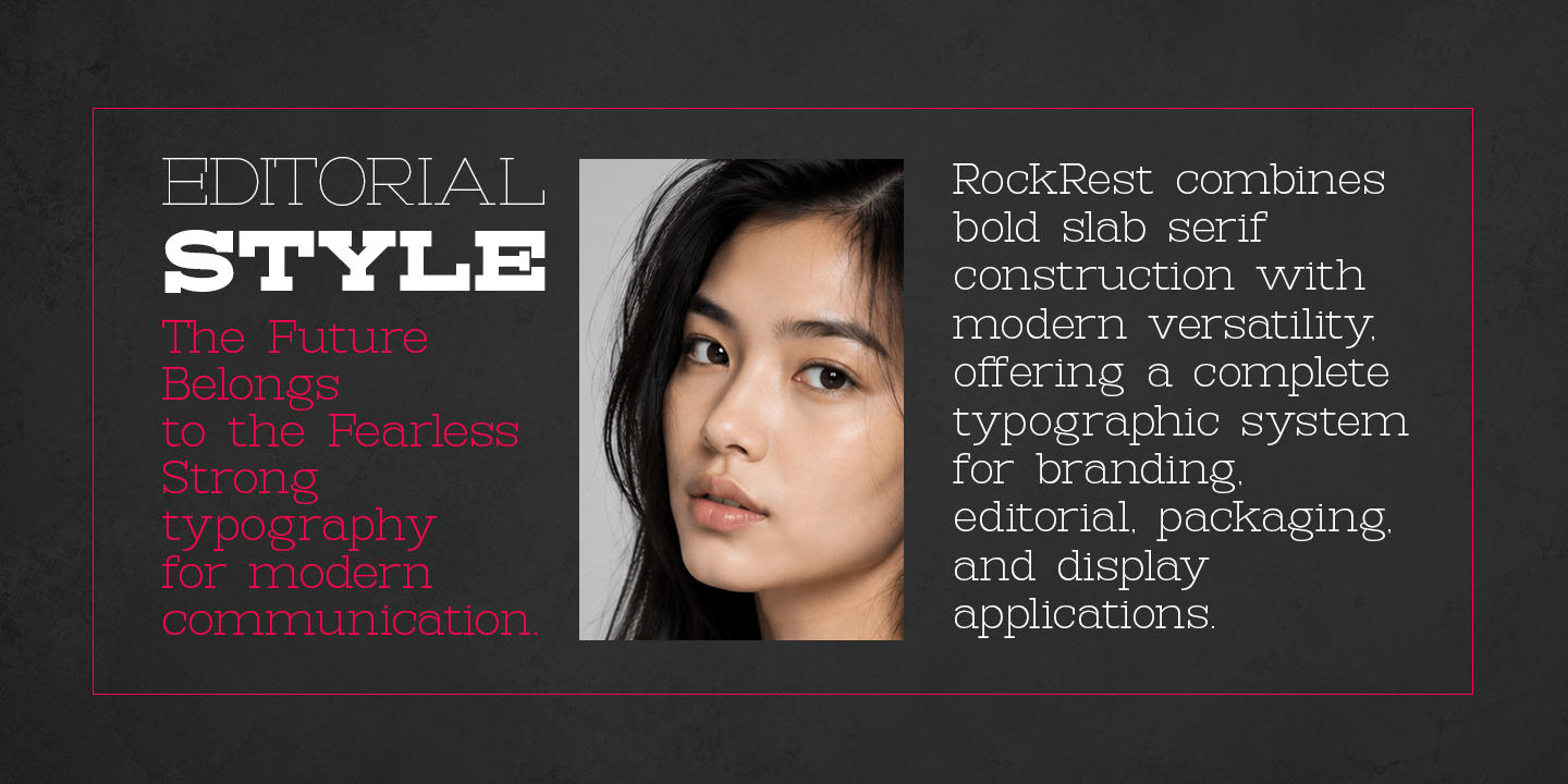 RockRest Font Poster #2