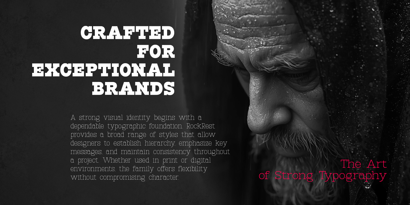 RockRest Font Poster #3