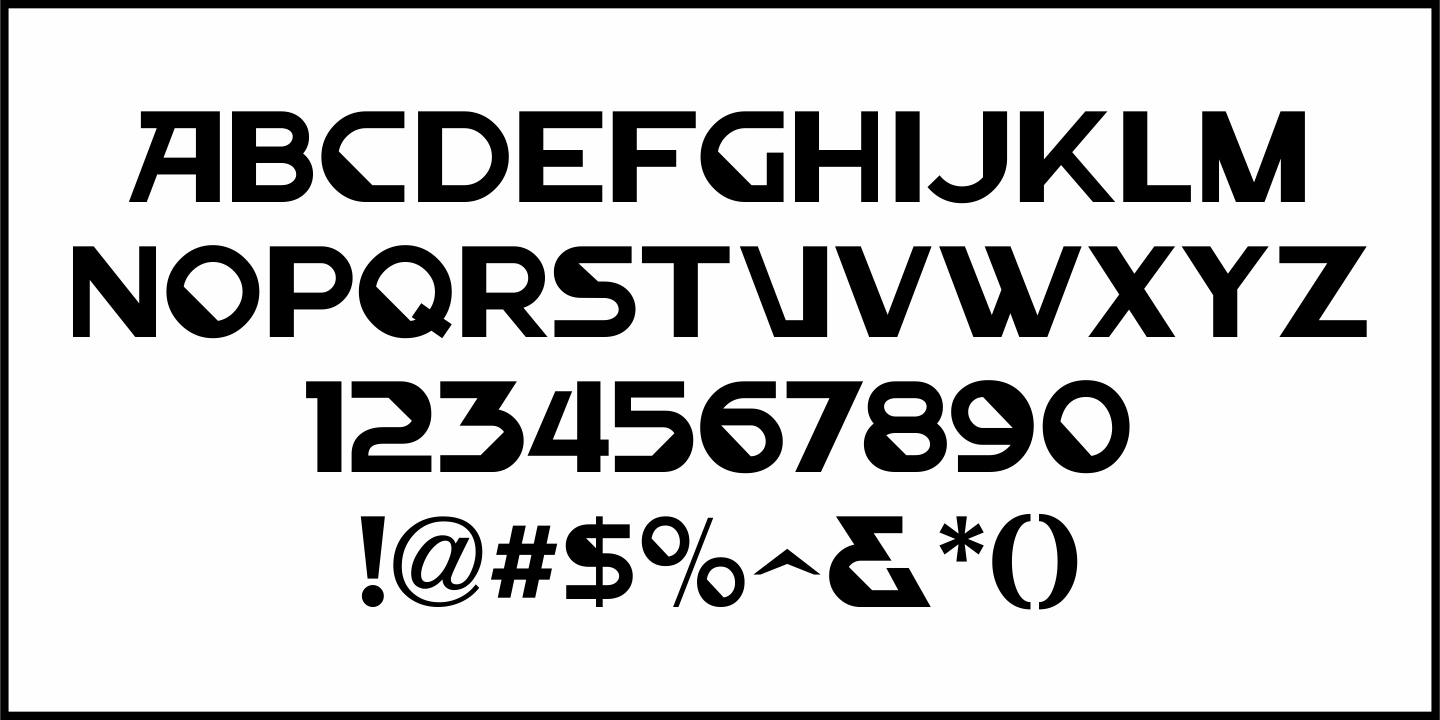 Modern Photography Font Poster #3