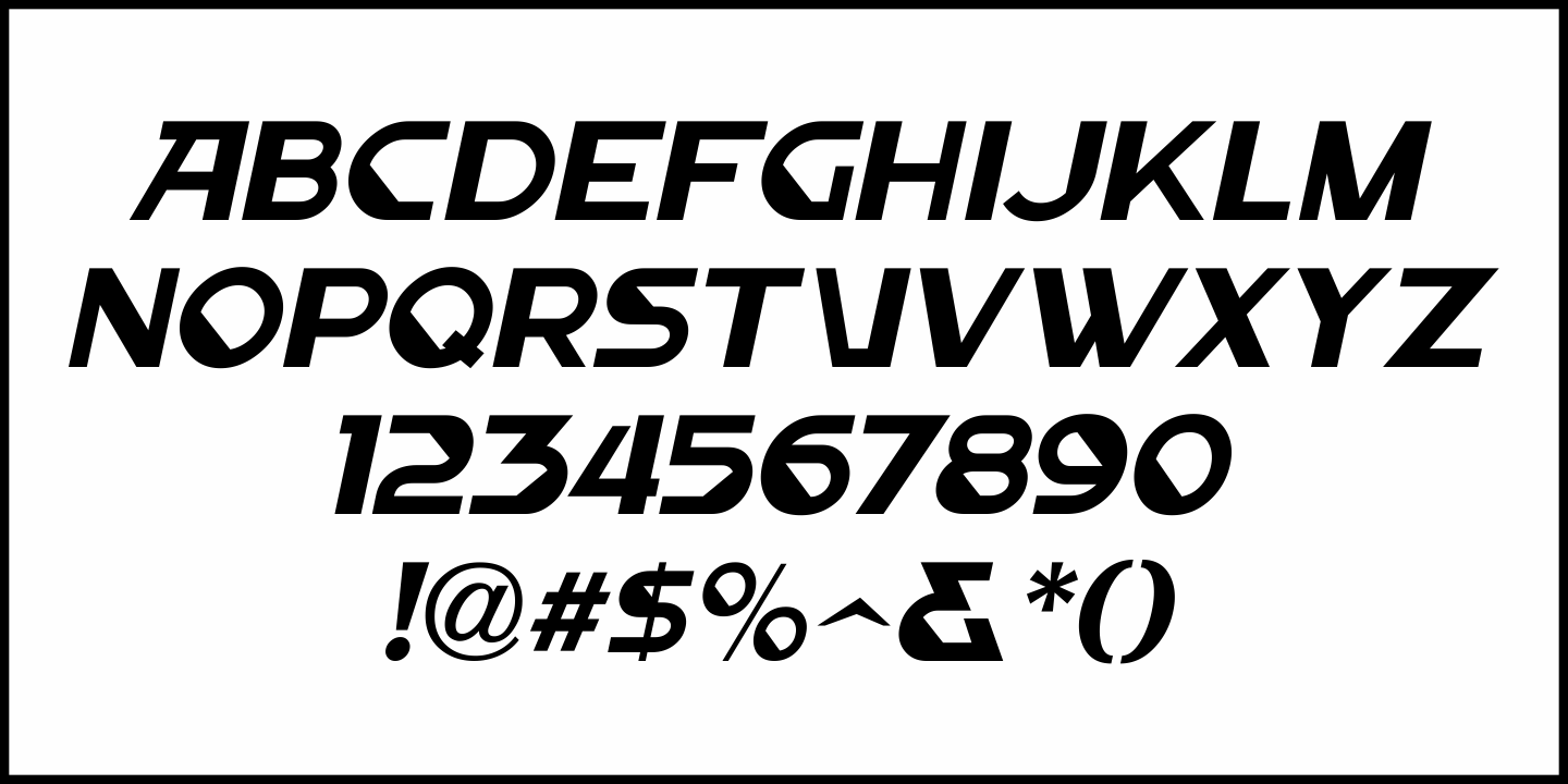 Modern Photography Font Poster #5