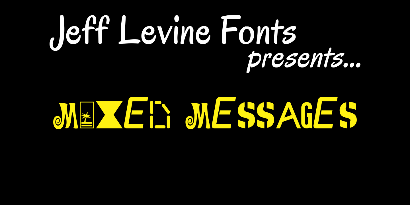 Mixed Messages Font Poster #1