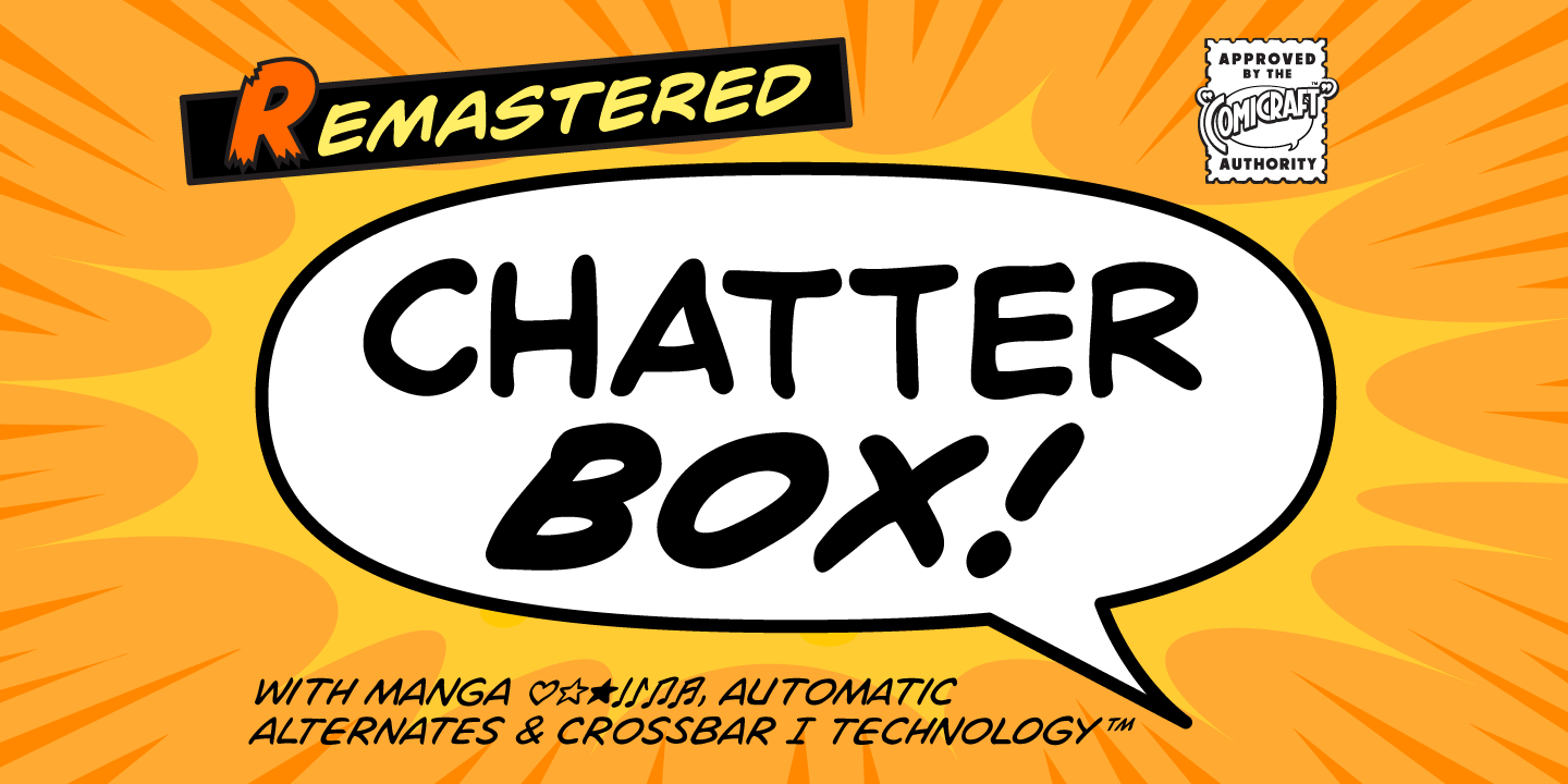 Chatterbox Font Poster #1